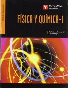 Portada libro texto Física y Química 1º bachillerato Vicens Vives 2009